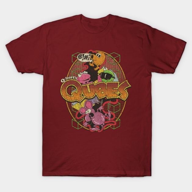 Q*bert's Qubes 1983 T-Shirt by JCD666